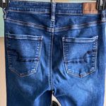 American Eagle size 4 Super Hi-rise Jegging dark wash blue jeans Photo 5