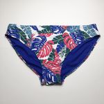 Decree Swimsuit Bottoms Women Size 0X(14W) Blue Low Rise Hipster Bikini Swimwear Photo 2