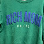 Tinx Rich Mom Dallas Sweatshirt Green Size M Photo 2