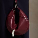 Ralph Lauren Polo ID Calfskin Mini Shoulder Bag Pomegranate red convertible Photo 6