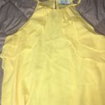 She & Sky Yellow Ruffle Tank Photo 0