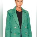 Lovers + Friends  Melrose Peacoat Jacket Kelly Green Size S Preppy Old Money Photo 3