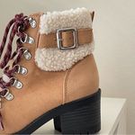 Madden Girl New Women’s Hayess Tan Lace-Up Bootie 5.5 Photo 3