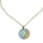 Libra Astrology Pendant & 18KGP Necklace NEW Gold Photo 0