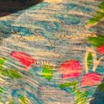 Lilly Pulitzer New Etta Blue Pink Vneck Short Sleeve Top S Photo 4