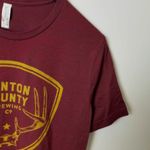 Denton County T Shirt Classic Deer Graphic Tee Short Sleeve Cotton Blend Solid Size L Photo 4