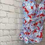 Nautica NWT Palm Leaves Tankini Top Photo 1