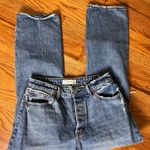 Abercrombie & Fitch  Dad High Rise Distressed Blue Jeans Curve Love Photo 4