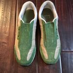 Diesel Vintage  leather green suede shoes/sneakers size 8 Photo 1