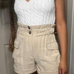 H&M Womens Size 4 Dark Khaki Shorts Photo 0