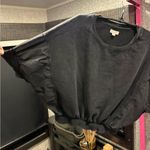 Pilcro Anthropologie’s  Charcoal Gray Women's Sweatshirt size Medium Photo 3