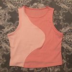 SheIn Two Toned Pink Cropped Tank From Photo 0