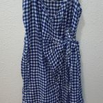 Rails Malia Blue Gingham Linen Blend Dress Photo 2