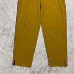 Athleta  Brooklyn Mid Rise Ankle Pants Pull On Outdoor Travel in Brass Yellow 6 Photo 4