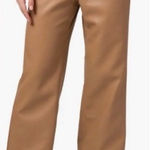 WAYF Brown Faux Leather Straight Leg Pants Size XS Photo 0