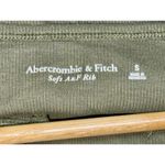 Abercrombie & Fitch  Soft AF Rib Olive Green Knit Long Sleeve Bodysuit Top Size S Photo 2