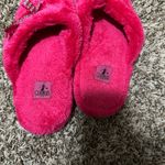 Corkys Pink Fuzzy FlipFlops with rhinestone bow size 7 Photo 3