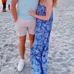 SUNSHINE TIENDA MAXI SEASHELL DRESS Blue Size XS Photo 0