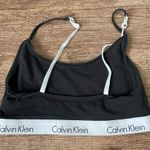 Calvin Klein Branded Black and White Bralette Size Medium Photo 1