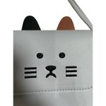 None EUC Cat Lanyard Crossbody Light Grey w/ Brown & Black Ears & Squishmallow Charm Photo 1