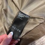 Reiss  Kate Leather Biker Taupe Moto Jacket Photo 8