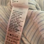 Levi's 😍😍 Cutest Levi’s White / Blue Striped Button Down Long Sleeve Shirt Photo 9