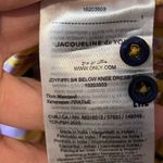 Jacqueline De Yong JDY Fifi printed 3/4‎ sleeve midi dress size EU34 US size 4 Gold Photo 9