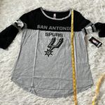 Nba Unk  Shirt  Women’s San Antonio Spurs Baseball 3/4 Sleeve size Large Photo 11
