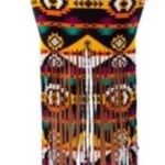 AZTEC PRINTED FRINGE SKIRT Multiple Size L Photo 0