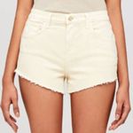 L'Agence  Women's Audrey Mid Rise Shorts Size 25 New With Tags Vintage‎ White Photo 0