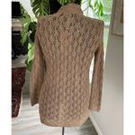 Leo & Nicole Women's 
Open Front Long Pointelle Cardigan! Photo 4