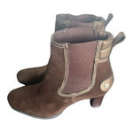 Cole Haan Suede Vibram Chelsea Ankle Boots Brown Size 7B Photo 0