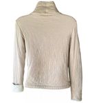 Fendi Tan Cowl Neck Lined Turtleneck Long Sleeve Pullover Top ~ Women's Size 40 Photo 2