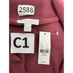 Womans Ny & Co XL Mauve Snap Front Belt Sweater Dress NWT Photo 4