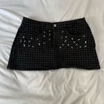 Gianni Bini Rhinestone Denim Skirt Photo 1