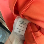 Calvin Klein Scuba midi dress coral orange wedding guest business office formal Photo 5