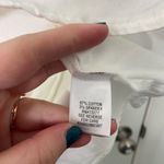 Apt. 9 EUC  women’s white black outlined button front 3/4‎ sleeve blouse top 0X Photo 4