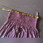 Polka Dot Strapless Dress Tinving white with pink mini dress size 2 Red Photo 9