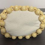 Aerie Beaded Bucket Bag Purse in Natural Photo 10