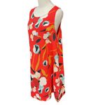 Sigrid Olsen  Women's 100% Linen Sleeveless Floral Print Mini Dress Size Large Photo 2