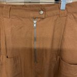Urban Outfitters Women's High Waist Baggy Wide Leg Cargo Pants Brown Size 8 NWT Photo 11
