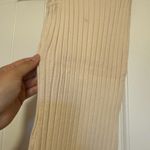 Meshki Cream Ribbed Maxi Dress Photo 3