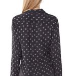 Urban Outfitters Finley Printed Button-Down Shirt Black Size Medium Photo 2