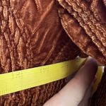 Vintage Great Cavalier Crushed Velvet Blazer Jacket 90s Retro Aesthetic Small Brown Photo 4