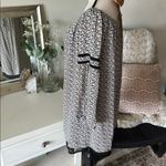 Natural Life , Boho, peasant, black daisy, floral print, baby doll mini dress S​ Photo 6