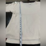 Anthropologie Annette Thermal Waffle Knit Oversized Deep V Pullover Sz S Photo 7