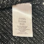 Natural Reflections Ribbed V-Neck Raglan Long-Sleeve Sweater, marled black sz XL Photo 10