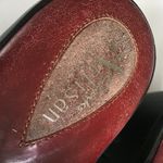 Clarks CORDOVAN Slip On Shoes Burgundy Leather Womens Size 7M Comfy 84631 Photo 3