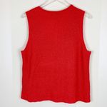 Marled Knit Twist Hem Top Orange Size XL Photo 1