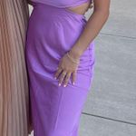 RUNAWAY THE LABEL Runway The Label Purple Slip Dress Photo 0